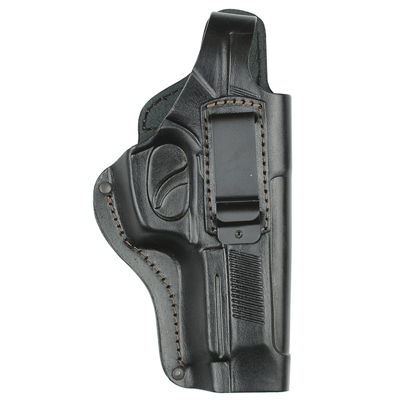 Кобура поясная для Beretta 92 формованная с клипсой кожаная