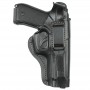 Кобура поясная для Beretta 92 формованная с клипсой кожаная