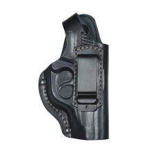 Кобура поясная для Walther PPK формованная с клипсой кожаная