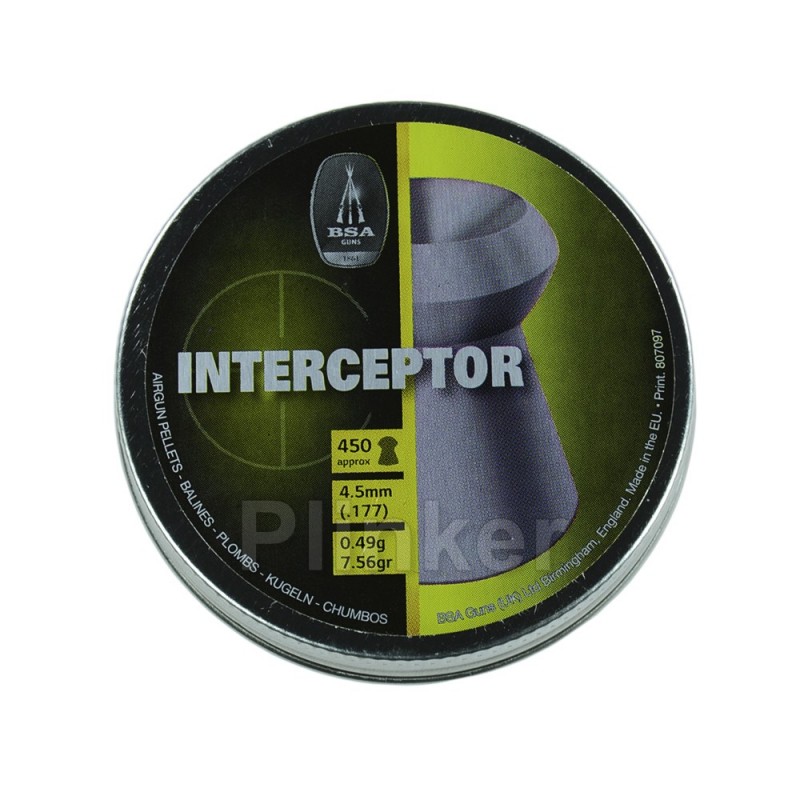 Пули BSA Interceptor 0,49 гр (450 шт)