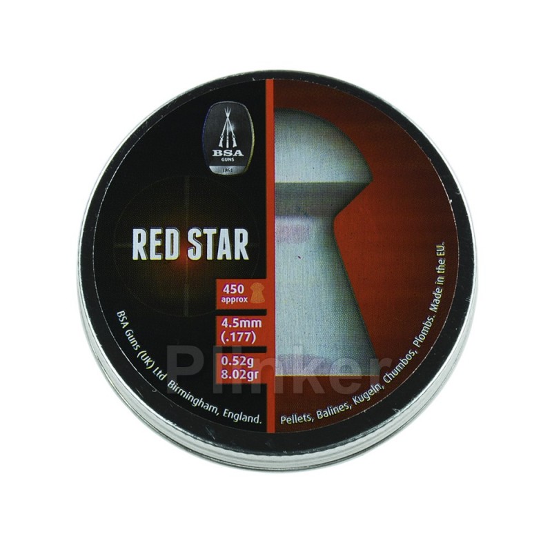 Пули BSA Red Star 0,52 гр (450 шт)