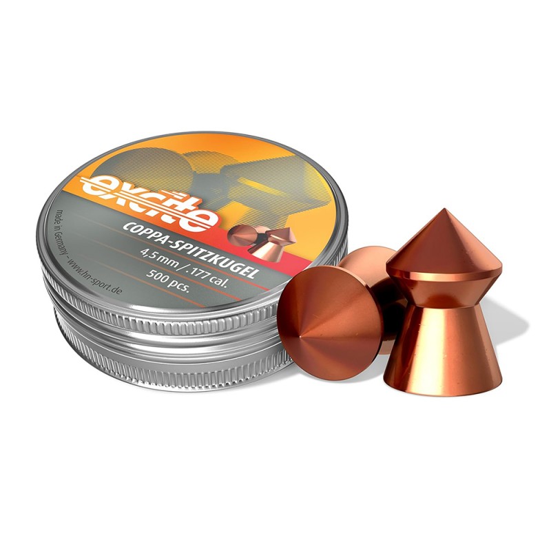 Пули H&N Excite Coppa-Spitzkugel 4,50 мм 0,49 г 500 шт