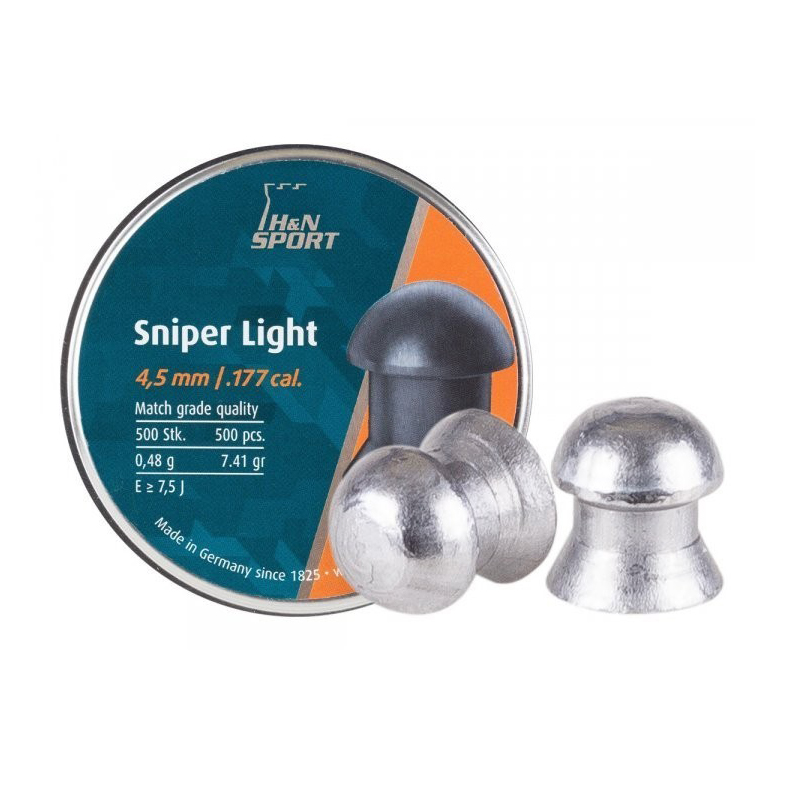 Пули H&N Sniper Light 4,50 мм 0,48г 500 шт