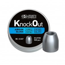 Пули JSB KnockOut Slugs 4,51 мм 0,65 г 500 шт