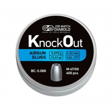 Пули JSB KnockOut Slugs 4,52 мм 0,87 г 500 шт