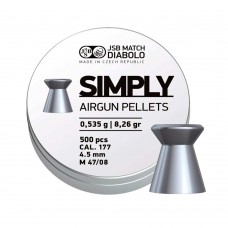 Пули JSB Simply 4,50 мм 0,535 г 500 шт