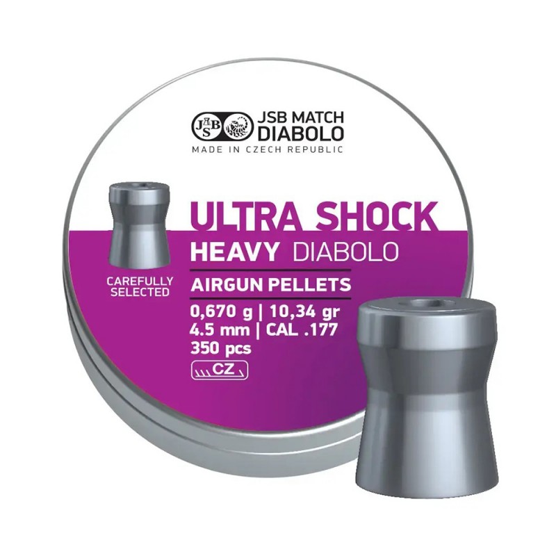 Пули JSB Ultra Shock Heavy 4,50 мм 0,67 г 350 шт