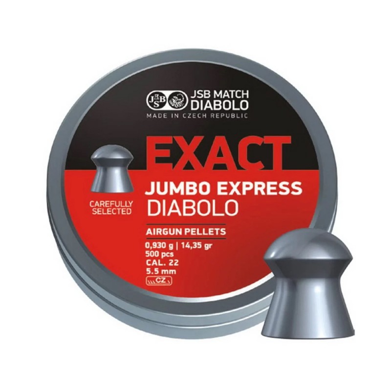 Пули JSB Exact Jumbo Express 5,52 мм 0,93 г 500 шт