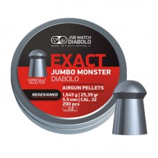 Пули JSB Exact Jumbo Monster Redesigned 5,52 мм 1,645 г 200 шт