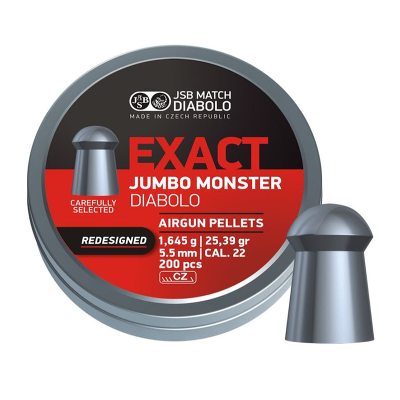 Пули JSB Exact Jumbo Monster Redesigned 5,52 мм 1,645 г 200 шт