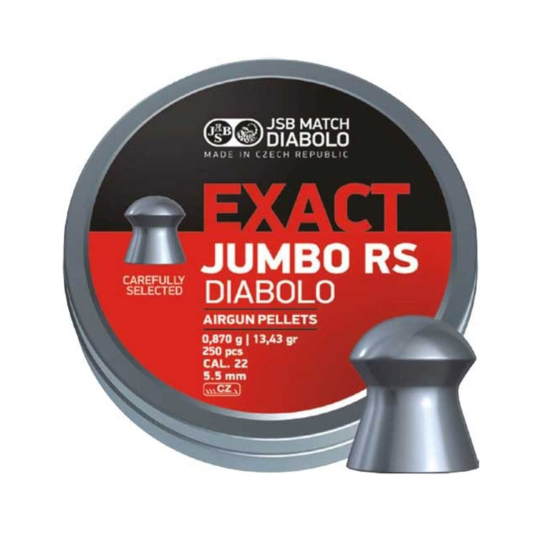 Пули JSB Exact Jumbo RS 5,52 мм 0,87 г 250 шт