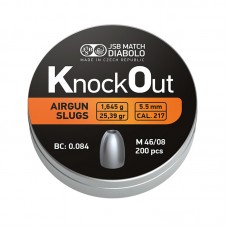 Пули JSB KnockOut Slugs 5,51 мм 1,645 г 200 шт