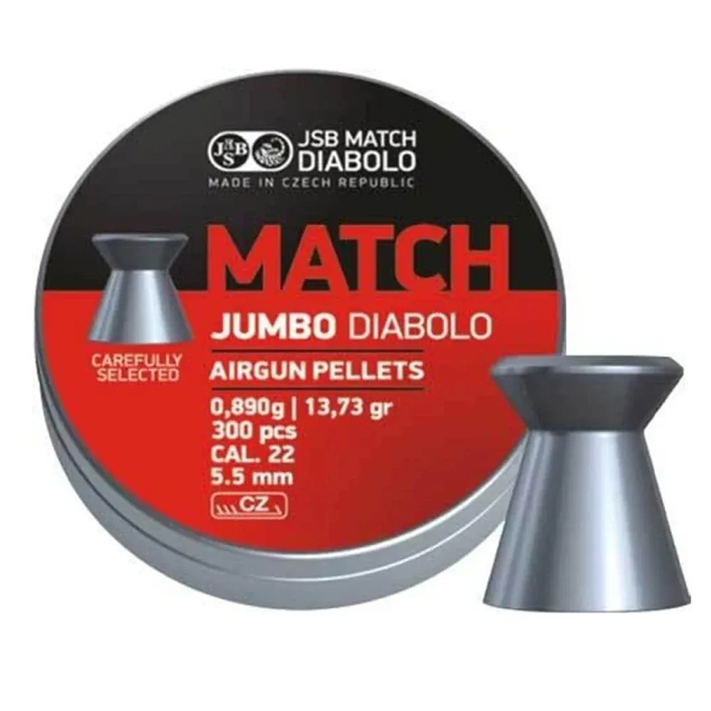Пули JSB Match Jumbo 5,50 мм 0,89 г 300 шт