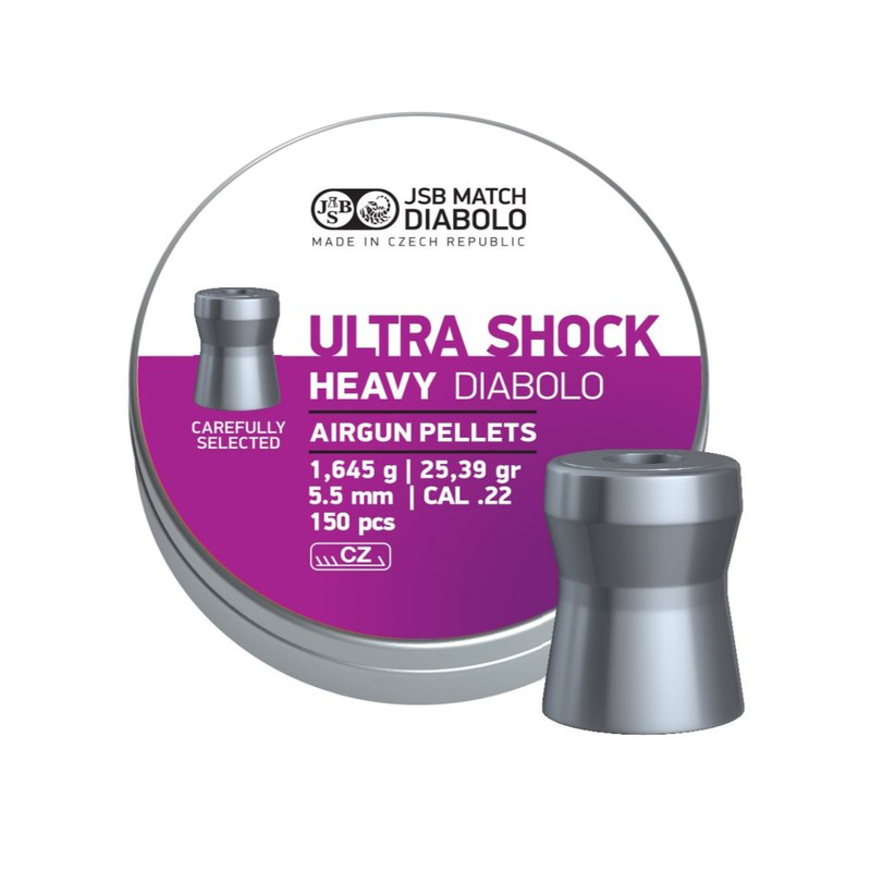 Пули JSB Ultra Shock Heavy 5,50 мм 1,645 г 150 шт