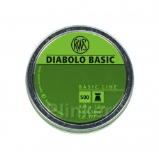 Пули RWS Diabolo Basic 0,45 гр (500 шт)