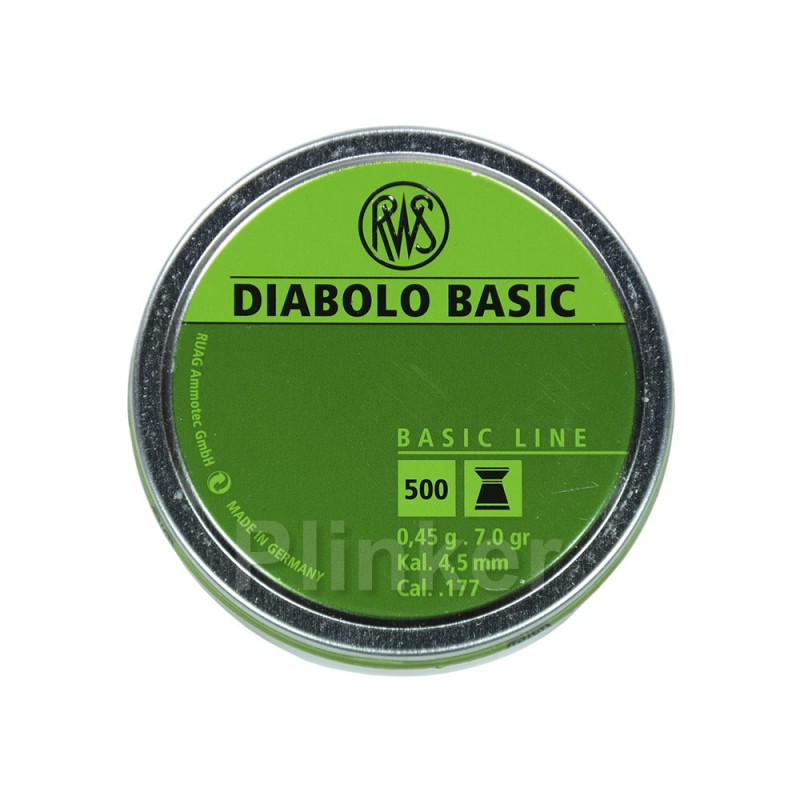 Пули RWS Diabolo Basic 0,45 гр (500 шт)
