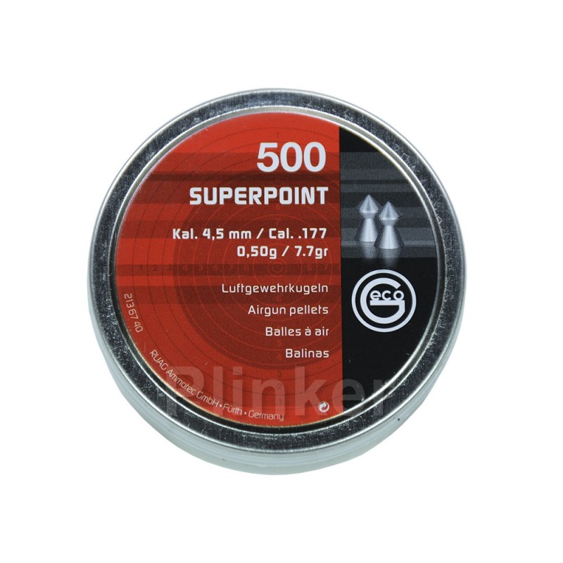 Пули RWS Geco Superpoint 0,50 гр (500 шт)