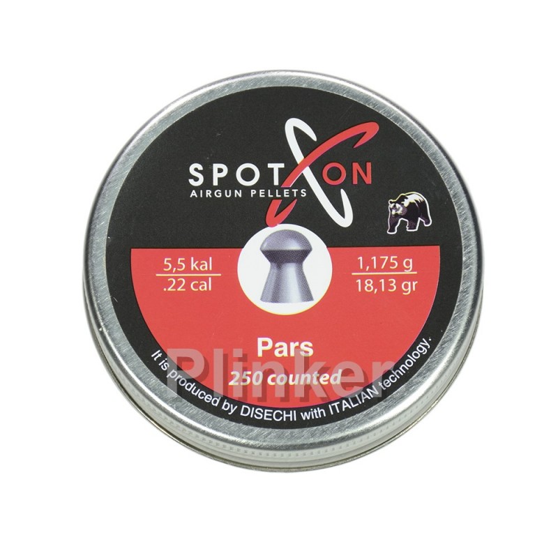 Пули Spoton Pars 5,5 мм 1,175 гр (250 шт)
