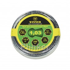 Пули Winner круглоголовые 1,03 гр (250 шт)